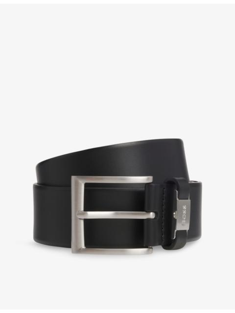 BOSS Logo-Keeper Leather Belt