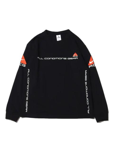 Nike Nike ACG printed long sleeves top 'Black' DV9639-010
