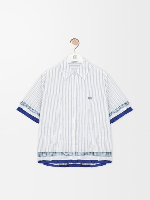 Loewe Short sleeve shirt in technical cotton