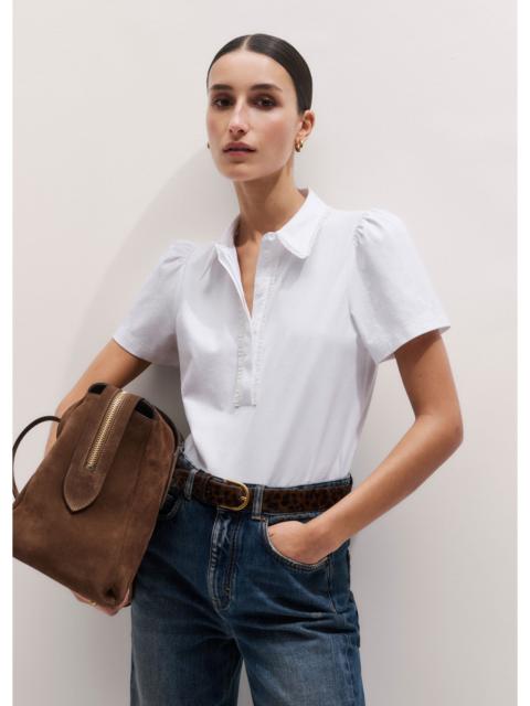 ME+EM Frill Trim Layering Shirt