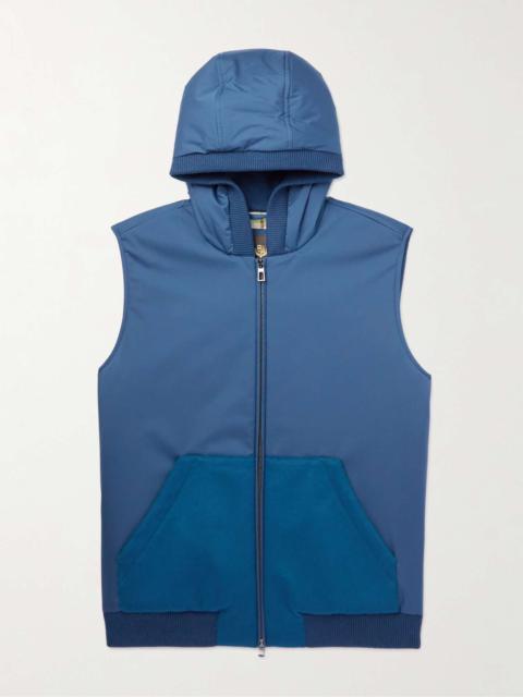 Loro Piana Wallace Storm System® Cashmere-Trimmed Padded Nylon Hooded Gilet