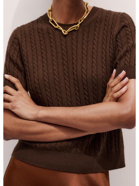 ME+EM Micro Cable Knit Tee