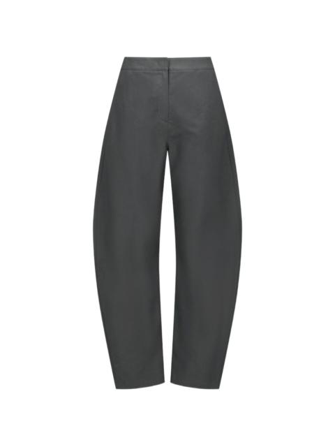 AMOMENTO curved-leg trousers