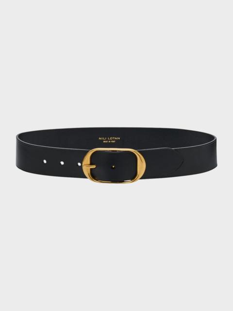 NILI LOTAN Nili Leather Belt