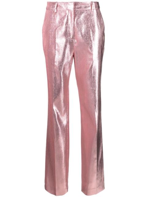 rabanne metallic-effect tailored trousers