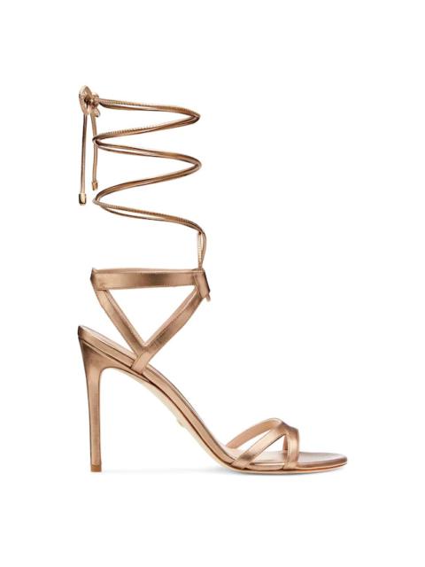 Stuart Weitzman SOIREE 100 LACE-UP SANDAL