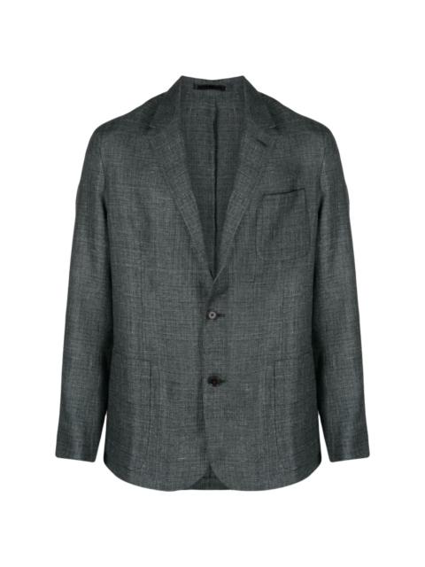 Paul Smith mÃ©lange linen-blend blazer