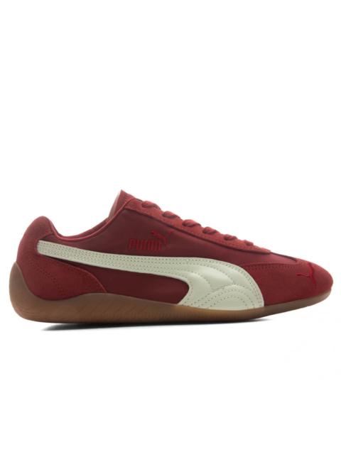 PUMA SPEEDCAT NYLON - DARK CRIMSON/PUMA WHITE