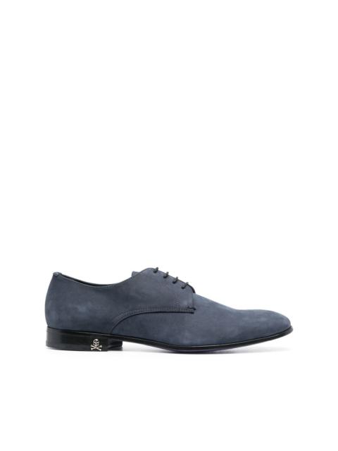 PHILIPP PLEIN Derby suede Oxford shoes