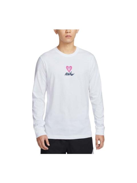 Nike Nike Sportswear Long Sleeved T-shirt Asia Sizing 'Valentine's Day' HV9808-100