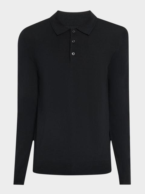 REISS Men's Trafford Polo Sweater