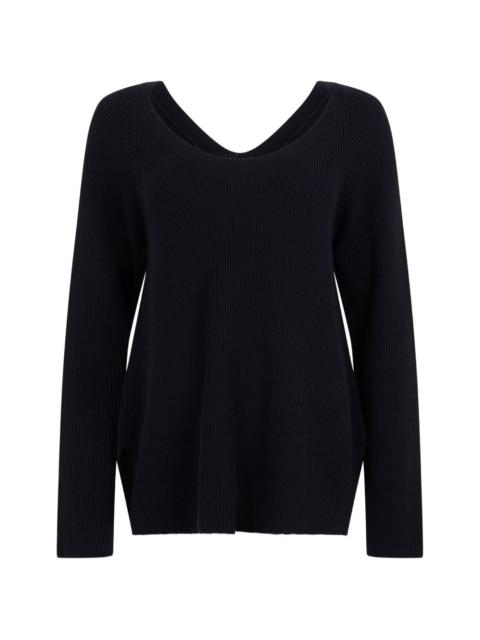 FABIANA FILIPPI V-neck flared sweater