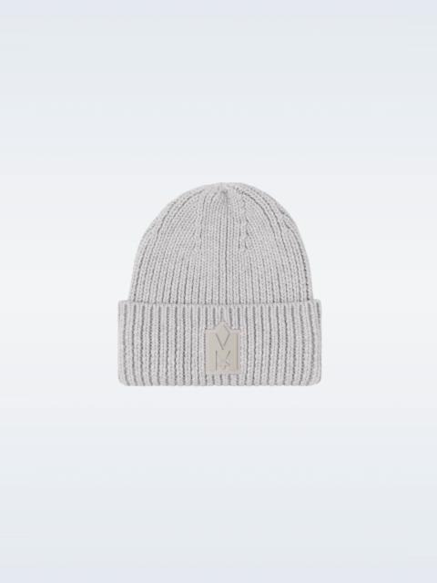 MACKAGE JUDE-MZ hand-knit toque with ribbed cuff