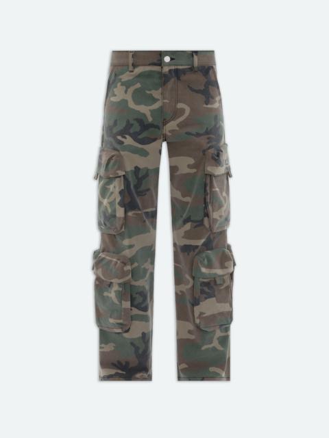 【新品】AMIRI M65 CAMO CARGO KICK FLARE 31 AMIRI M65 CAMO CARGO KICK FLARE | REVERSIBLE