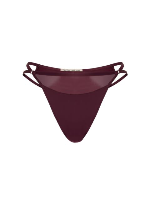 NENSI DOJAKA Nensi Dojaka for Calvin Klein Bikini Briefs burgundy