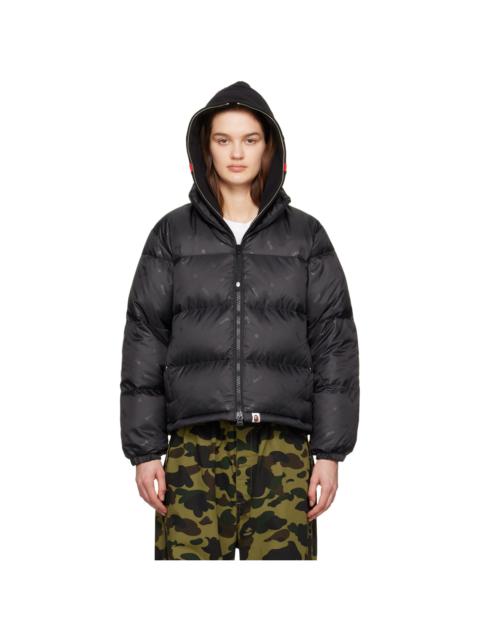 A BATHING APE® Black Quilted Down Jacket