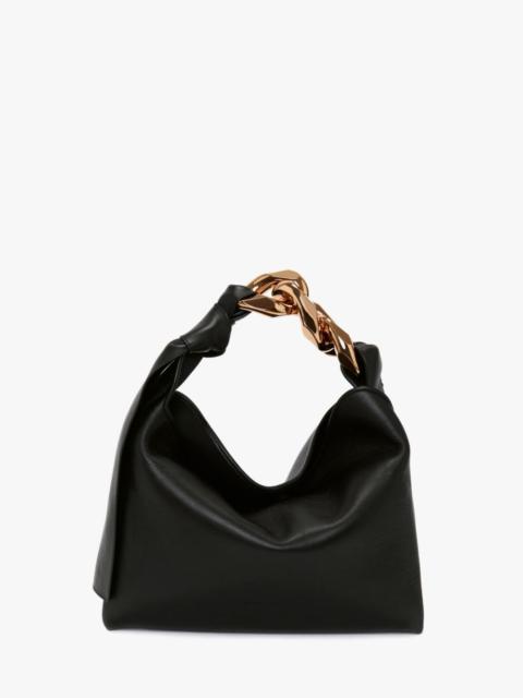 JW Anderson SMALL CHAIN HOBO - LEATHER SHOULDER BAG