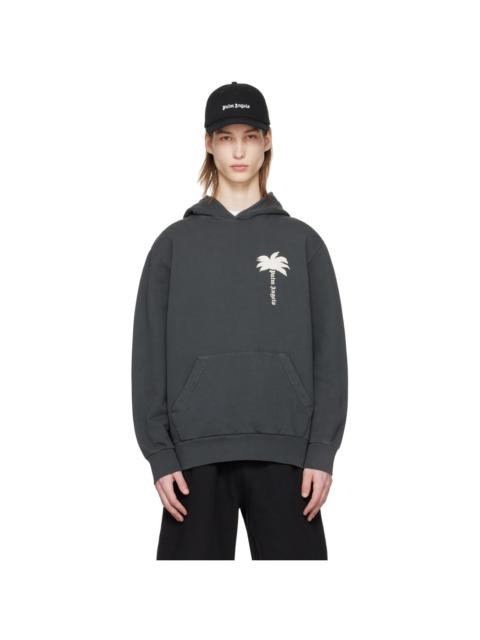 Palm Angels Gray 'The Palm' Hoodie