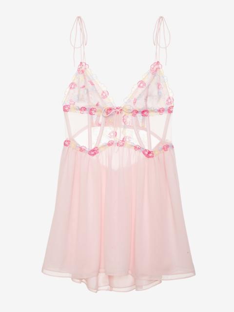 For Love & Lemons Greenhouse Garden Slip Dress