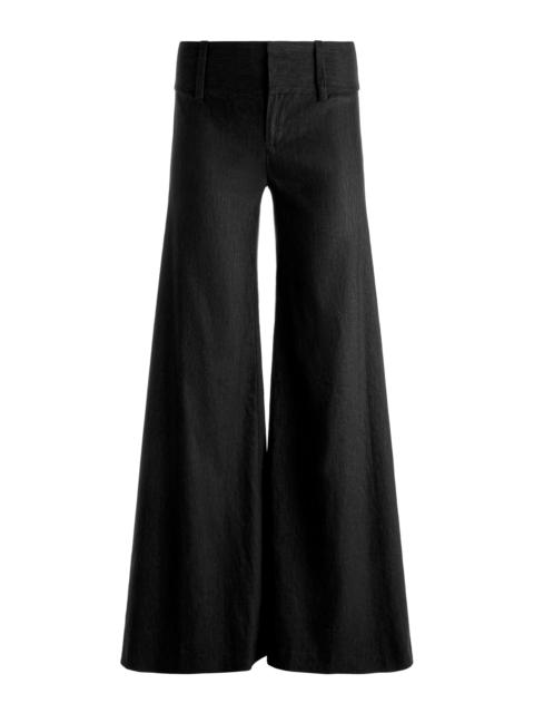 Alice + Olivia OLIVIA WIDE LEG LINEN PANT