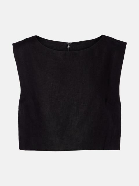 POSSE Martina linen top