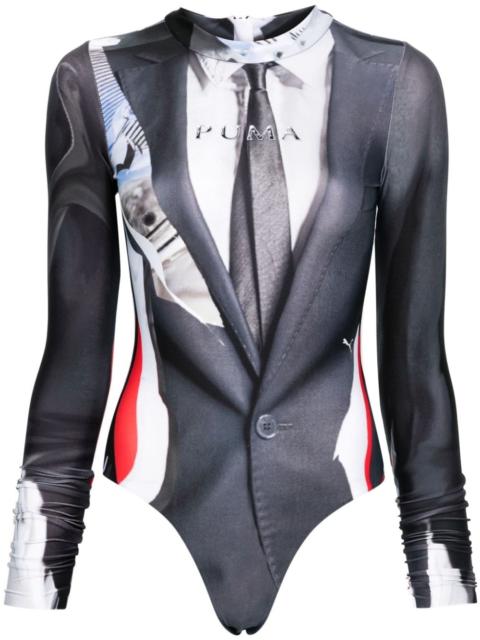 OTTOLINGER x Puma abstract-print bodysuit
