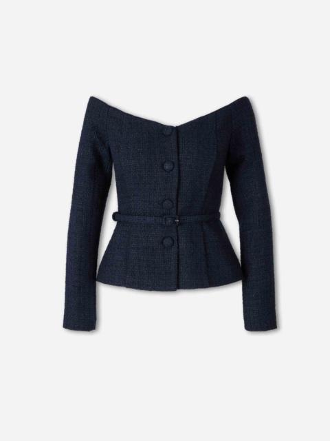 ROLAND MOURET BLAZER TOP BOUCLÉ