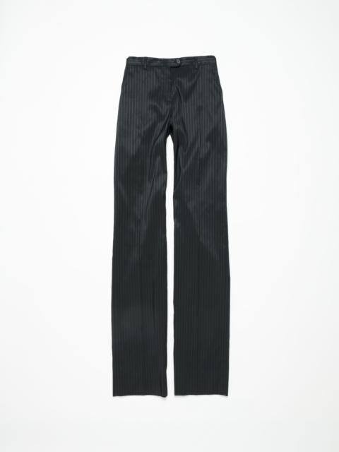 Acne Studios Pinstripe tailored trousers - Black