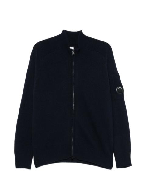 C.P. Company Lens-detail zip-up cardigan