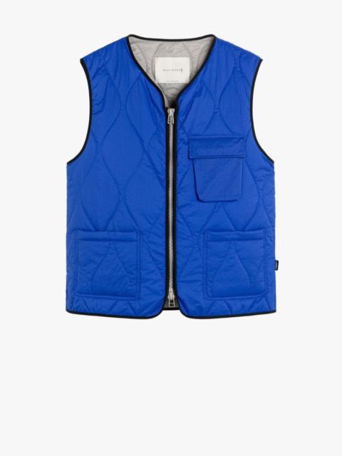 Mackintosh GENERAL BLUE NYLON GILET