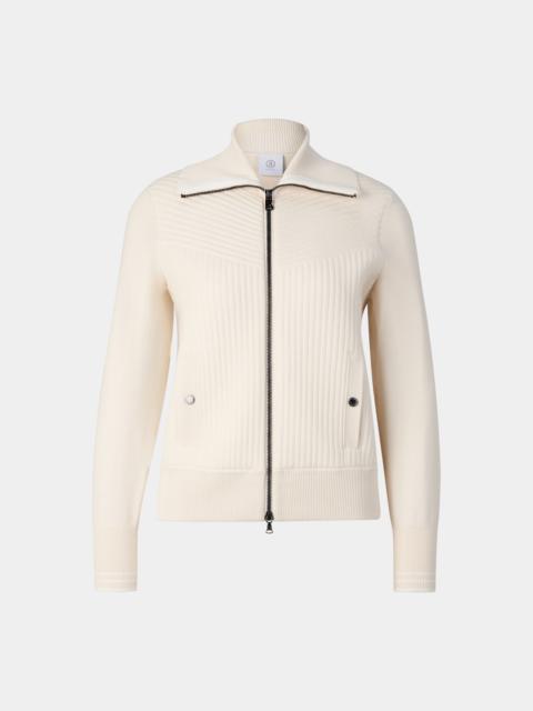 BOGNER Jana knit jacket in Cream