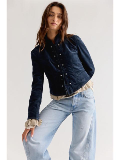 FREE PEOPLE Cloud Nine Ruffle Band Jacket