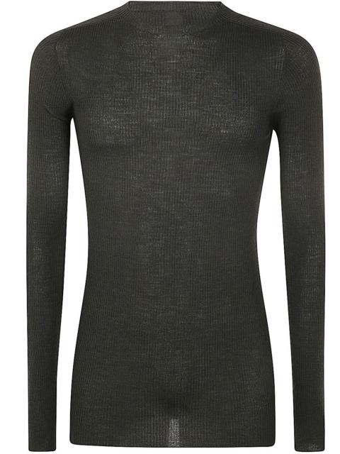 RIBBED ROUND NECK SWEATER