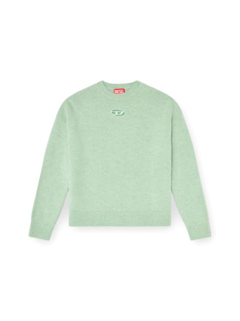 Diesel JUMPER IN WOOL AND ALPACA BLEND