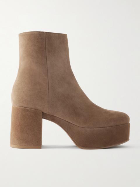Gianvito Rossi 35 Suede Ankle Boots
