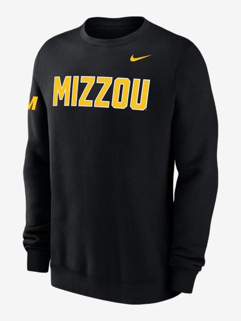 Nike Missouri Club Fleece Men's Nike College Crew-Neck Sweatshirt