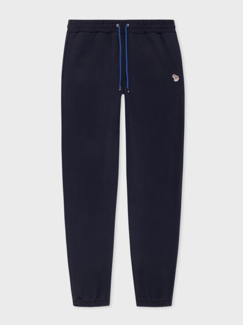 Paul Smith Navy Cotton Zebra Sweatpants