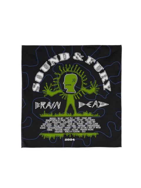 BRAIN DEAD Brain Dead x Sound and Fury Bandana - Black