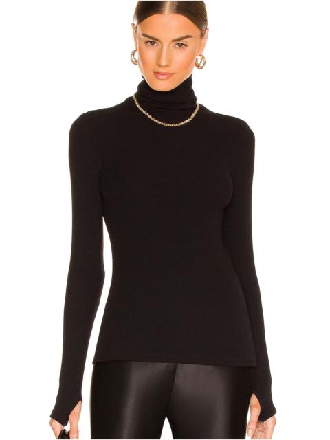 Enza Costa Sweater Knit Long Sleeve Turtleneck