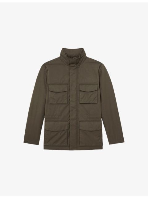 REISS Oswald Cotton-Blend Padded Jacket