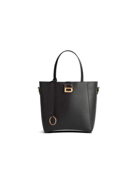 BALENCIAGA Women's Hourglass Soft Small Tote Bag  in Black