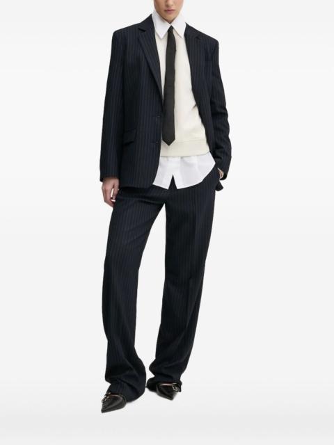 HUGO pinstripe buttoned suit jacket