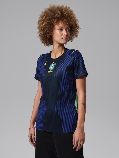 Jordan Brazil National Team 2026 Match Away Women's Nike Aero-FIT Soccer Jersey