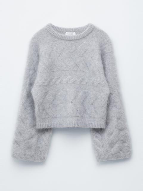 & Other Stories Mohair-Blend Cable-Knit Jumper