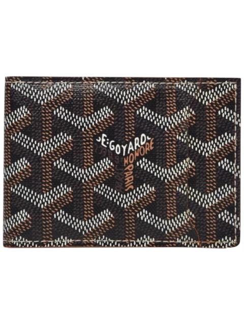 Goyard Goyard Slot Wallet Victoire Companion Goyardine Black Tan