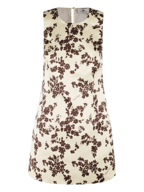 ELISABETTA FRANCHI floral-print minidress