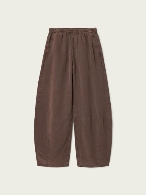 ALLSAINTS JETT WIDE LEG LINEN BLEND PANTS