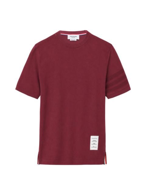 Thom Browne Short Sleeve Rib Cuff Tee