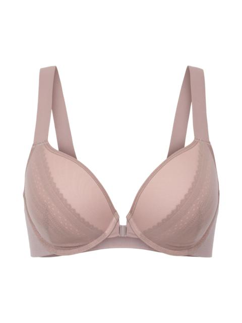 SPANX Women's ​Bra-llelujah! Illusion-Lace Bra - Cafe Au Lait Vintage Rose