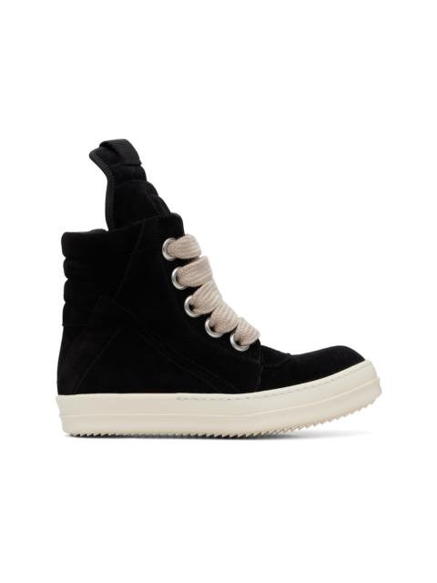 Rick Owens Black Tower Jumbolaced Geobasket Sneakers
